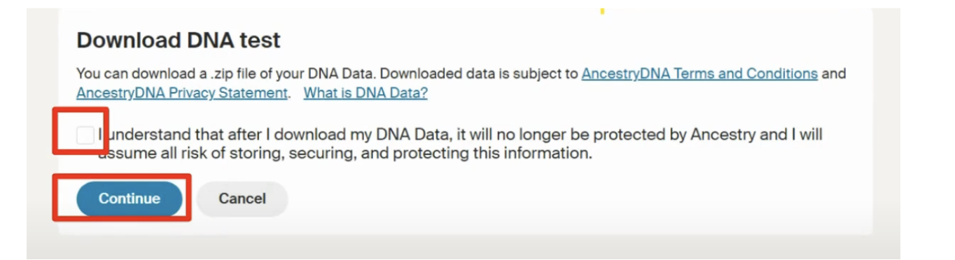 Step 5 - Confirm Download Request