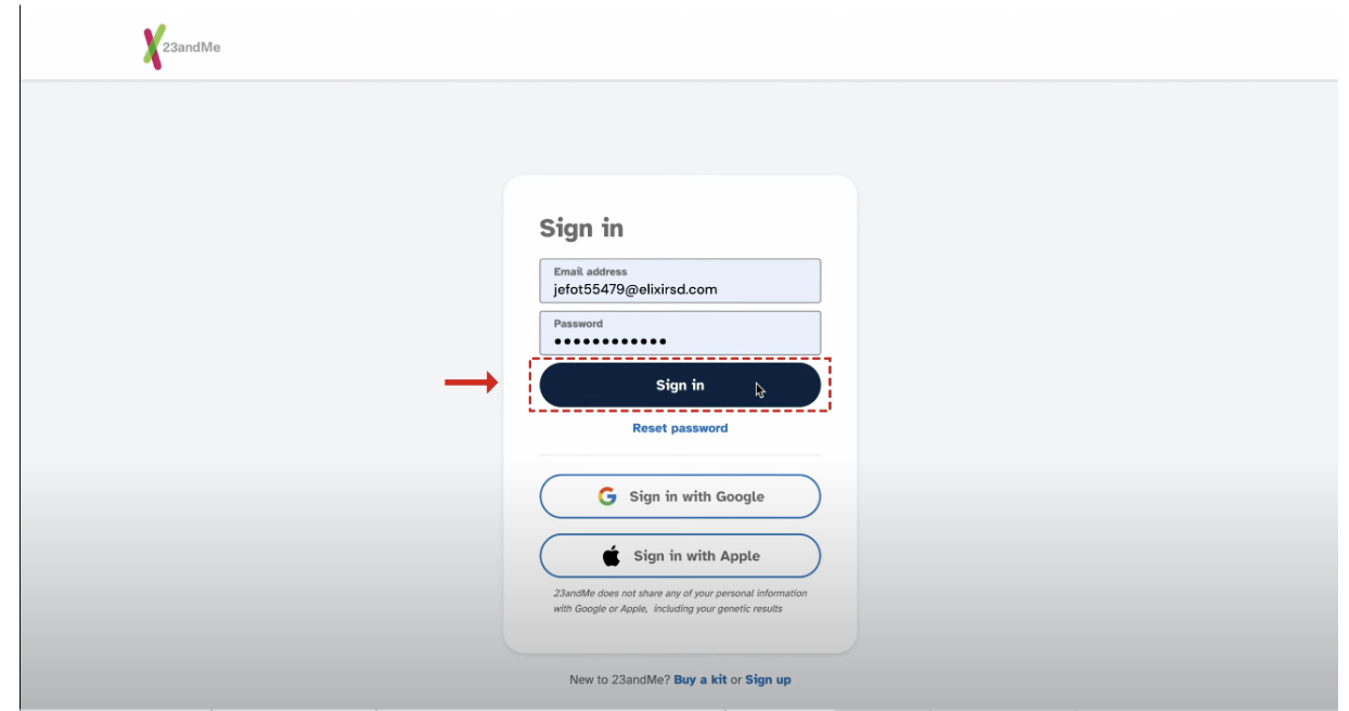 Step 1 - Sign in